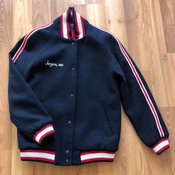 Zara Jackets & Blazers - Zara East Village NY Wool Bomber Military Jacket